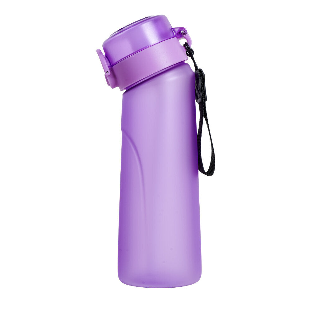 HydraAura Matte Purple Flavored Water Bottle