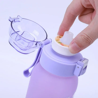HydraAura Matte Purple Flavored Water Bottle